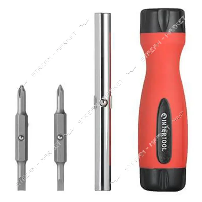 Отвертка Intertool VT-1008 4 в 1