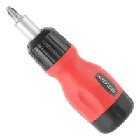 Отвертка реверсионная Intertool VT-1009 с комплектом насадок 6шт                                    