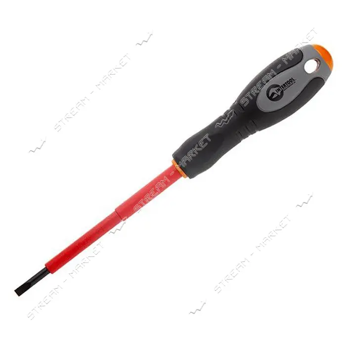 Отвертка Intertool VT-3203 изолированная шлицевая 0.5x3.00мм 75мм 1000В                             