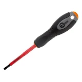 Отвертка Intertool VT-3204 изолированная шлицевая 0.8x4.00мм 75мм 1000В                             