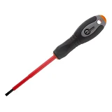 Отвертка Intertool VT-3205 изолированная шлицевая 0.8x4.00мм 100мм 1000В                            