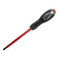 Отвертка Intertool VT-3206 изолированная шлицевая 1.0x5.50мм 125мм 1000В                            