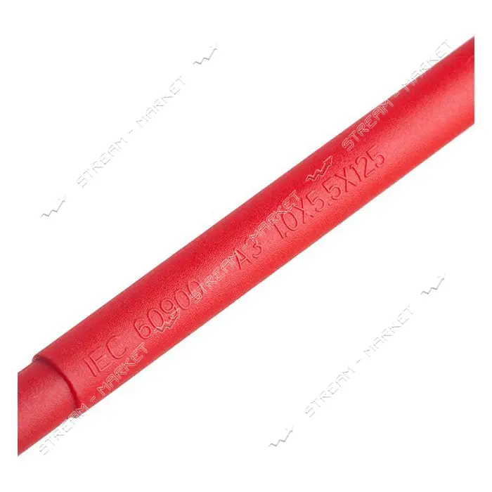 Отвертка Intertool VT-3206 изолированная шлицевая 1.0x5.50мм 125мм 1000В                            