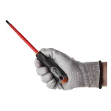Отвертка Intertool VT-3206 изолированная шлицевая 1.0x5.50мм 125мм 1000В                            