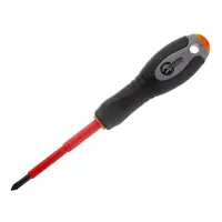 Отвертка Intertool VT-321  изолированная крестовая PH1 80мм 1000В                                   