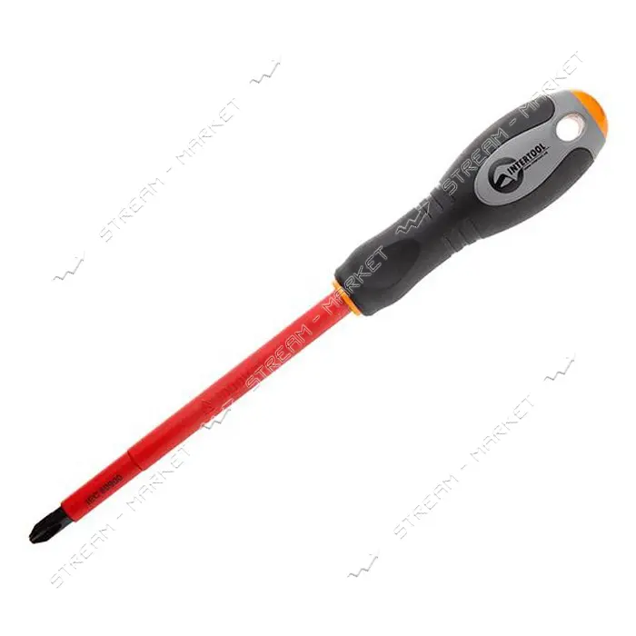 Отвертка Intertool VT-3213 изолированная крестовая PH3 150мм 1000В