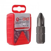 Комплект викруткових насадок Intertool VT-5946 PH2 1/4" x 25мм 25шт                                 