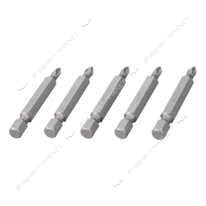 Комплект отверточных насадок Intertool VT-0201 Storm PH1 1/4"x50мм 5шт                              