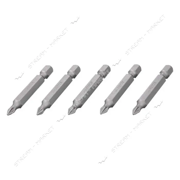 Комплект отверточных насадок Intertool VT-0201 Storm PH1 1/4"x50мм 5шт                              