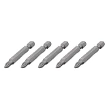 Комплект отверточных насадок Intertool VT-0202 Storm PH2 1/4"x50мм 5шт