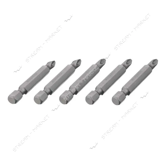 Комплект отверточных насадок Intertool VT-0202 Storm PH2 1/4"x50мм 5шт