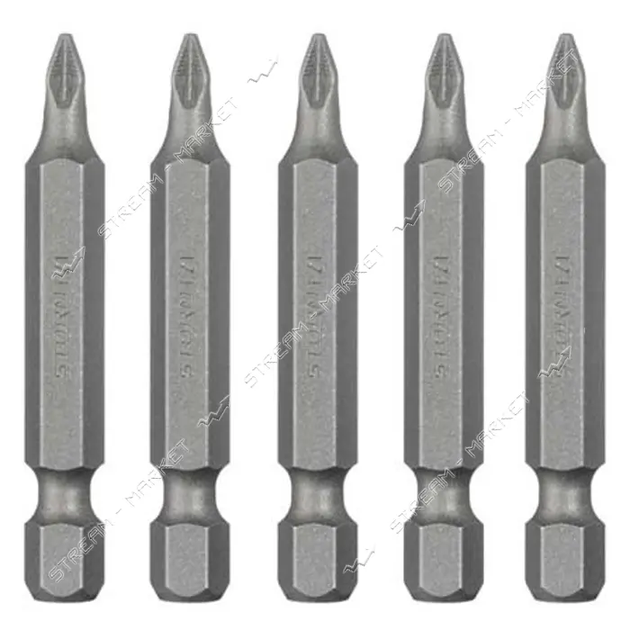 Комплект отверточных насадок Intertool VT-0203 Storm PZ1 1/4"x50мм 5шт