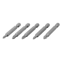 Комплект отверточных насадок Intertool VT-0205 Storm PH1 PH2 PZ1 PZ2 1/4" x50мм 5шт                 