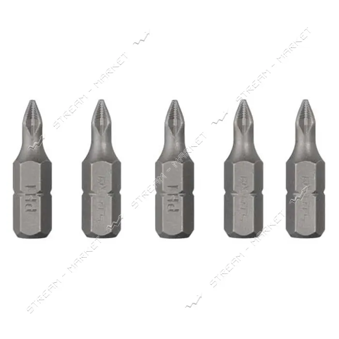 Комплект отверточных насадок Intertool VT-0206 PH1 1/4"х25мм 5шт                                    