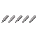 Комплект отверточных насадок Intertool VT-0208 Storm PZ1 1/4"x25мм 5шт