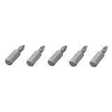 Комплект отверточных насадок Intertool VT-0208 Storm PZ1 1/4"x25мм 5шт