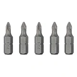 Комплект отверточных насадок Intertool VT-0208 Storm PZ1 1/4"x25мм 5шт