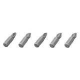 Комплект отверточных насадок Intertool VT-0209 Storm PZ2 1/4"x25мм 5шт                              