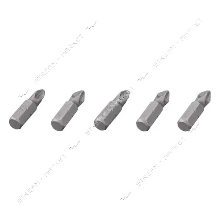Комплект отверточных насадок Intertool VT-0209 Storm PZ2 1/4"x25мм 5шт                              