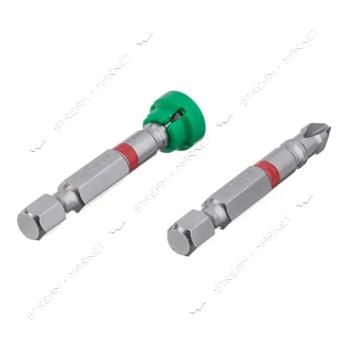 Комплект отверточных насадок Intertool VT-0231 Storm PH2 с ограничителем 1/4"x50мм 2шт