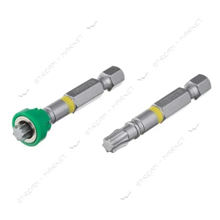 Комплект отверточных насадок Intertool VT-0232 Storm Torx с ограничителем Т30 1/4"x50мм 2шт