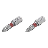 Комплект отверточных насадок Intertool VT-0217 PH1 1/4"x25мм S2 2шт STORM