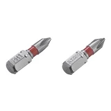 Комплект отверточных насадок Intertool VT-0217 PH1 1/4"x25мм S2 2шт STORM
