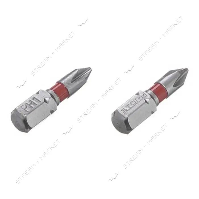 Комплект отверточных насадок Intertool VT-0217 PH1 1/4"x25мм S2 2шт STORM