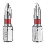 Комплект отверточных насадок Intertool VT-0217 PH1 1/4"x25мм S2 2шт STORM