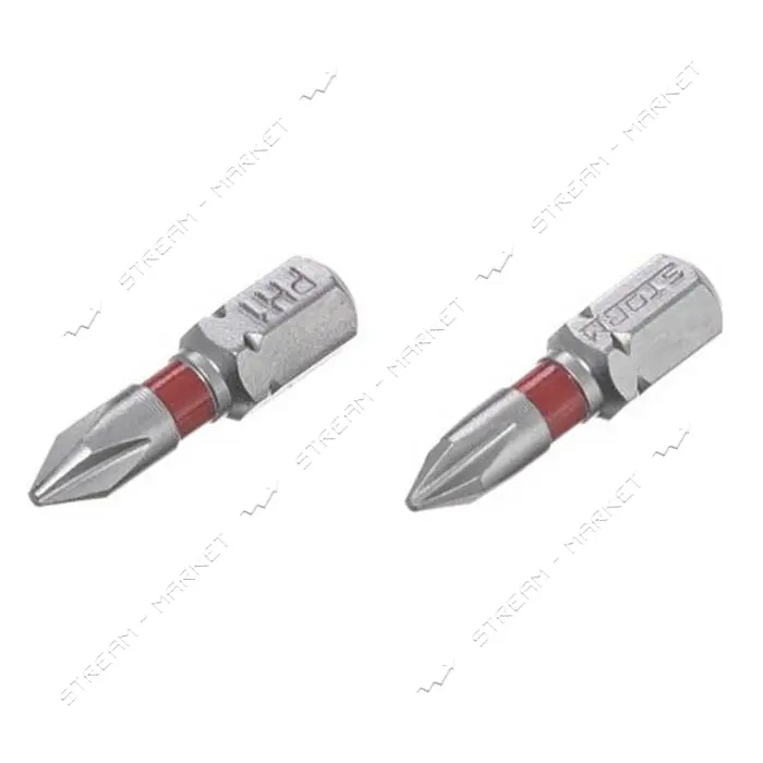 Комплект отверточных насадок Intertool VT-0217 PH1 1/4"x25мм S2 2шт STORM