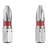 Комплект отверточных насадок Intertool VT-0218 PH2 1/4"x25мм S2 2шт STORM