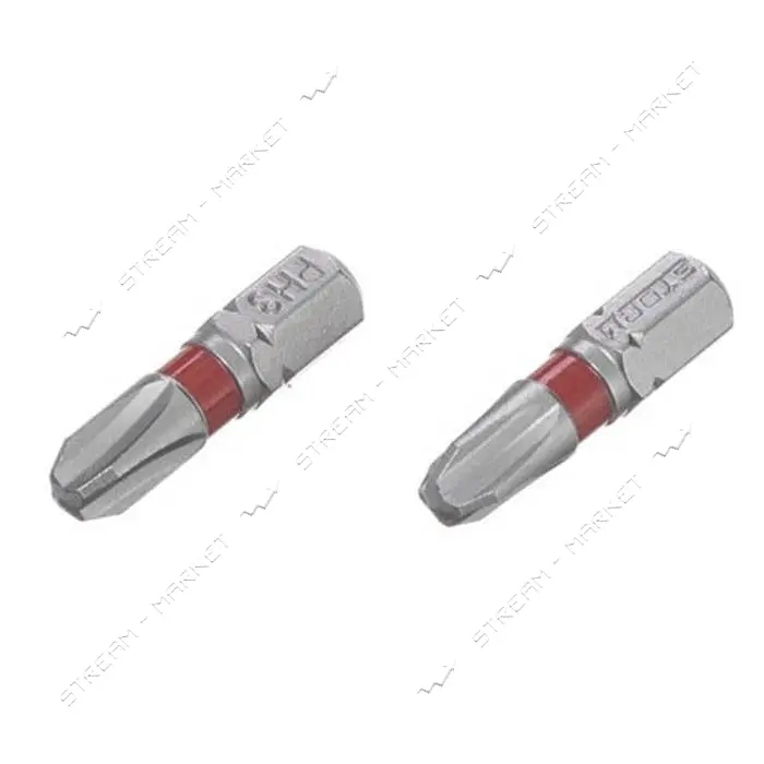 Комплект отверточных насадок Intertool VT-0219 PH3 1/4"x25мм S2 2шт STORM