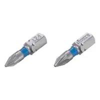 Комплект отверточных насадок Intertool VT-0220 PZ1 1/4"x25мм S2 2шт STORM                           
