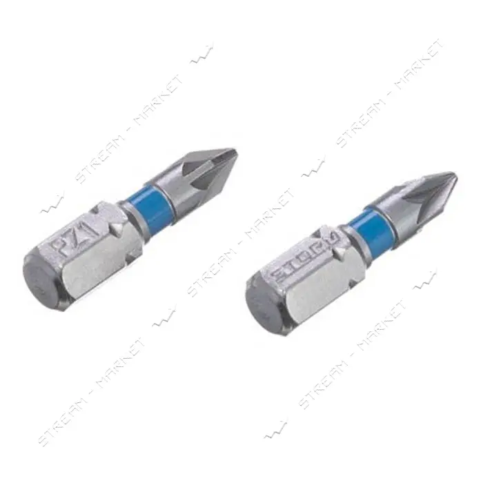 Комплект отверточных насадок Intertool VT-0220 PZ1 1/4"x25мм S2 2шт STORM                           