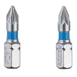 Комплект отверточных насадок Intertool VT-0220 PZ1 1/4"x25мм S2 2шт STORM                           
