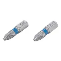 Комплект отверточних насадок Intertool VT-0221 PZ2 1/4 "x25мм S2 2шт STORM                          