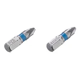 Комплект отверточных насадок Intertool VT-0221 PZ2 1/4"x25мм S2 2шт STORM