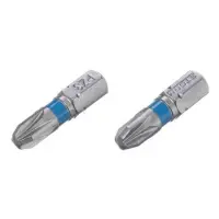 Комплект отверточных насадок Intertool VT-0222 PZ3 1/4"x25мм S2 2шт STORM                           
