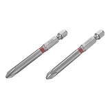 Комплект отверточных насадок Intertool VT-0223 PH2 1/4"x70мм S2 2шт STORM                           