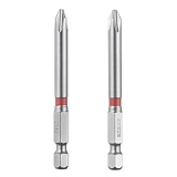 Комплект отверточных насадок Intertool VT-0223 PH2 1/4"x70мм S2 2шт STORM                           