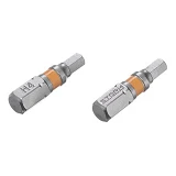 Комплект отверточных насадок Intertool VT-0227 Hex H4.0 1/4"x25мм S2 2шт STORM