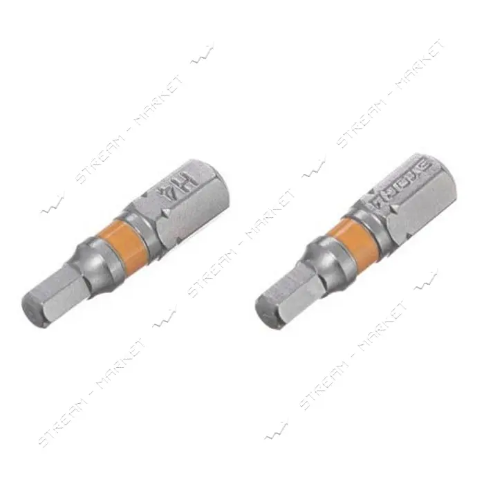 Комплект отверточных насадок Intertool VT-0227 Hex H4.0 1/4"x25мм S2 2шт STORM