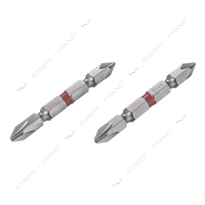 Комплект отверточних насадок Intertool VT-0230 PH2 / PH1 1/4 "x60мм S2 2шт STORM