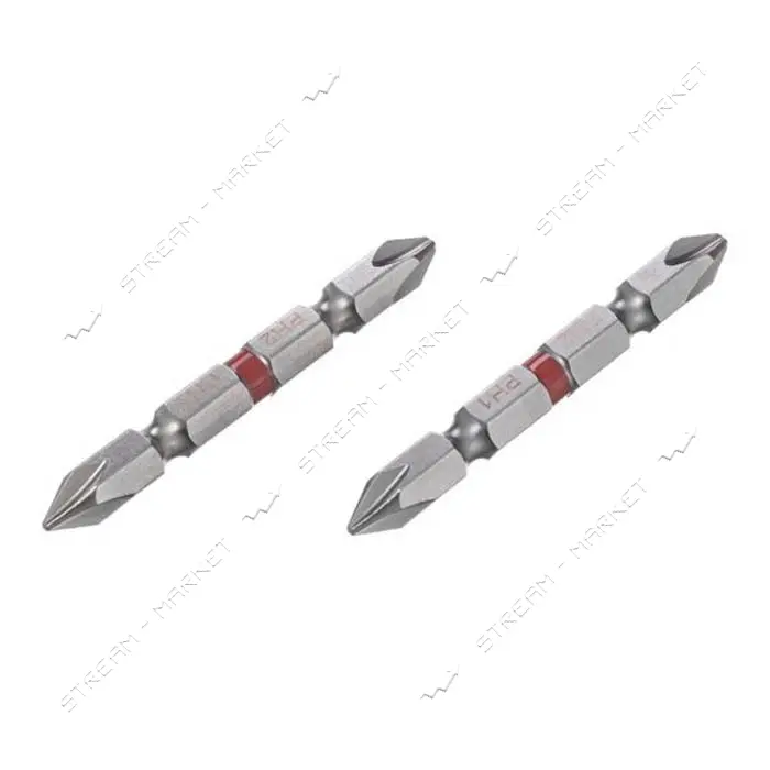 Комплект отверточних насадок Intertool VT-0230 PH2 / PH1 1/4 "x60мм S2 2шт STORM