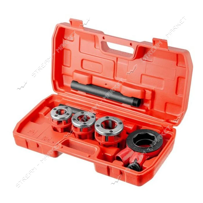 Набор плашек Intertool SD-8003 для нарезки резьбы 1/2" 3/4" 1" 3шт                                  