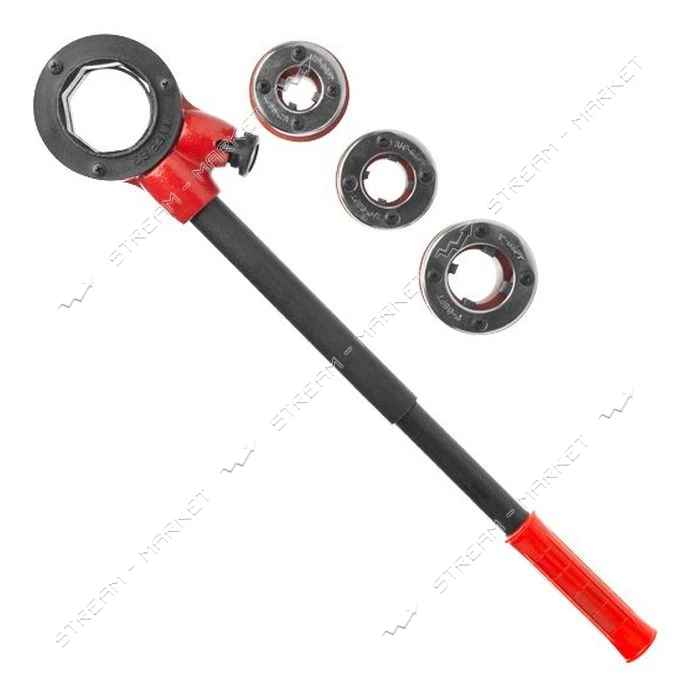 Набор плашек Intertool SD-8003 для нарезки резьбы 1/2" 3/4" 1" 3шт                                  