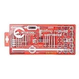 Набор плашек Intertool SD-8040 M3-M12 и метчиков M3-M12 40шт                                        