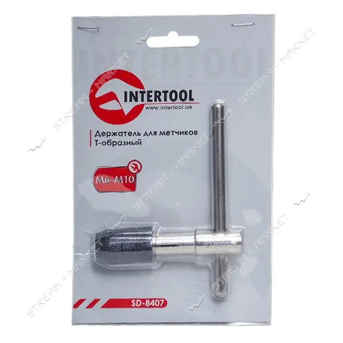 Держатель для метчиков Intertool SD-8407 Т-образный M6-M10                                          