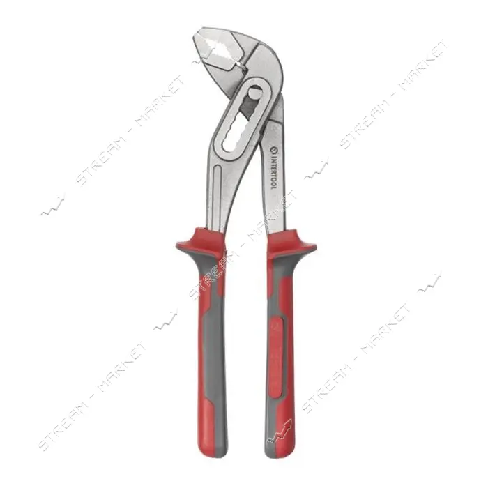 Клещи трубные Intertool HT-0119 250мм двухкомпонентная ручка