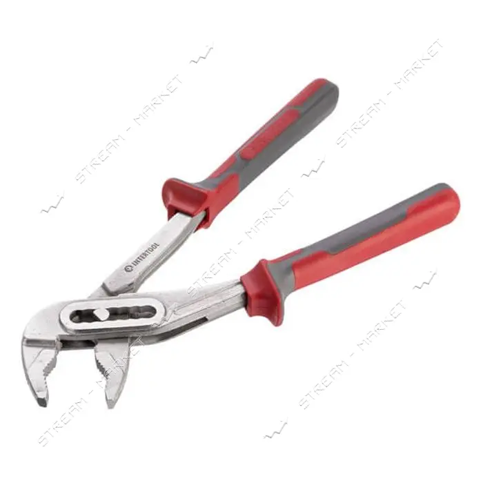 Клещи трубные Intertool HT-0119 250мм двухкомпонентная ручка